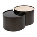 Set van 2 - Nest of Nora Salontafel Trevi - Rond/half-rond - Keramiek - Bruin