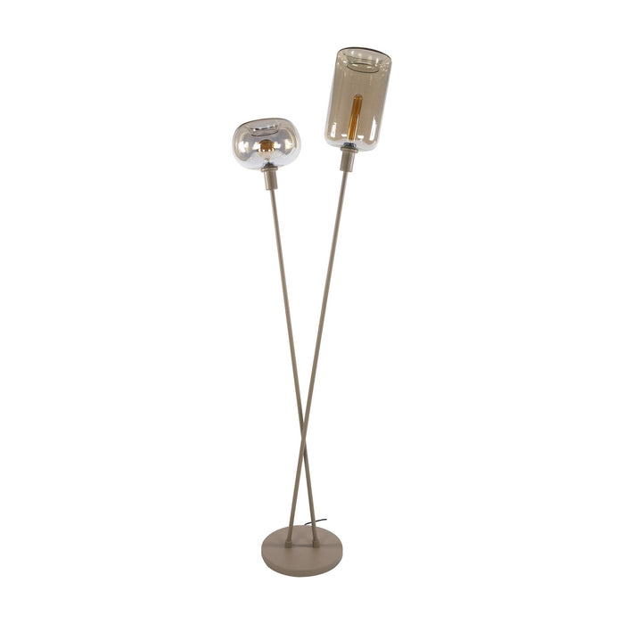 Nest of Nora Vloerlamp Nelo - 2-lichts - Beige - Staande lamp