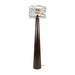 Nest of Nora Vloerlamp Fenu - Conische voet met open draadkap - Urban bruin
