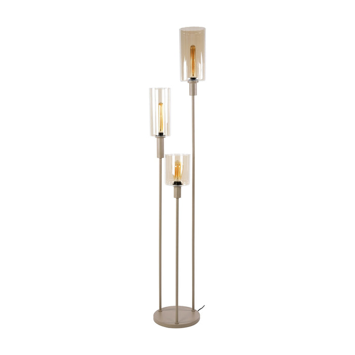 Nest of Nora Vloerlamp Vara - 165 cm - 3-lichts getrapt - Beige