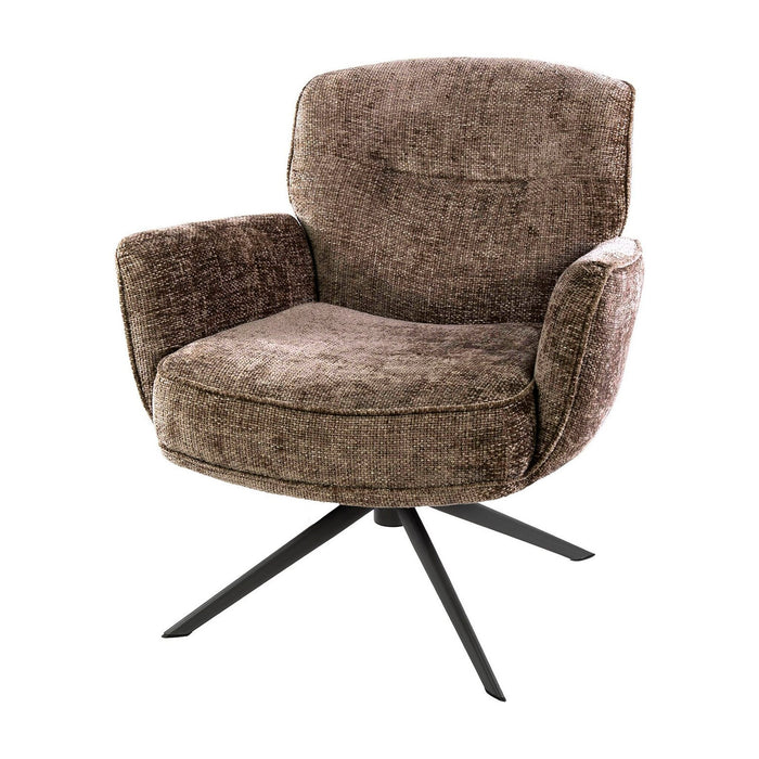 Nest of Nora Fauteuil Vinja - 360° draaibaar met pocketvering - Hoven champagne