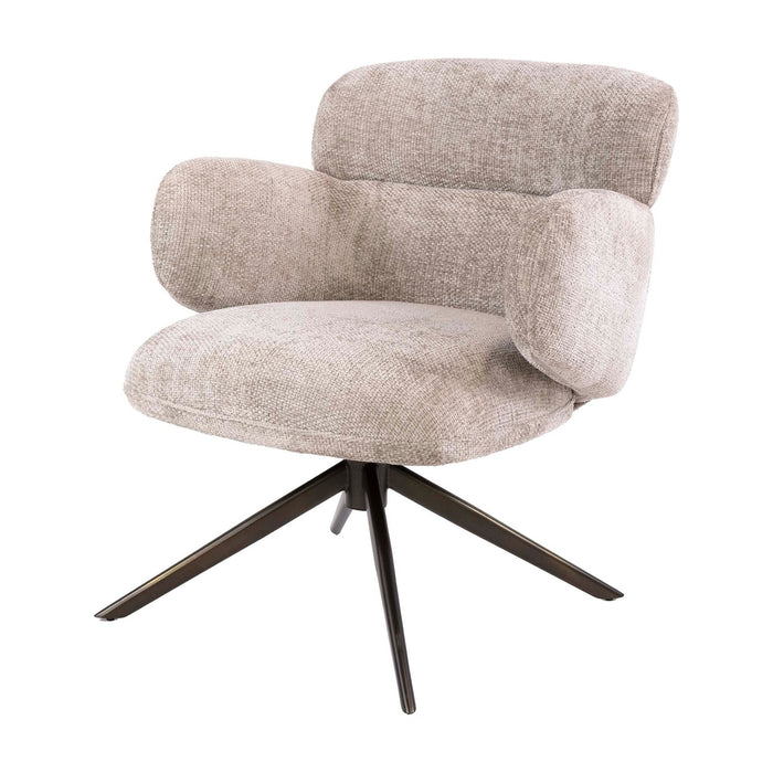 Nest of Nora Fauteuil Lenu - Draaibaar met auto-return - Zand-bruin