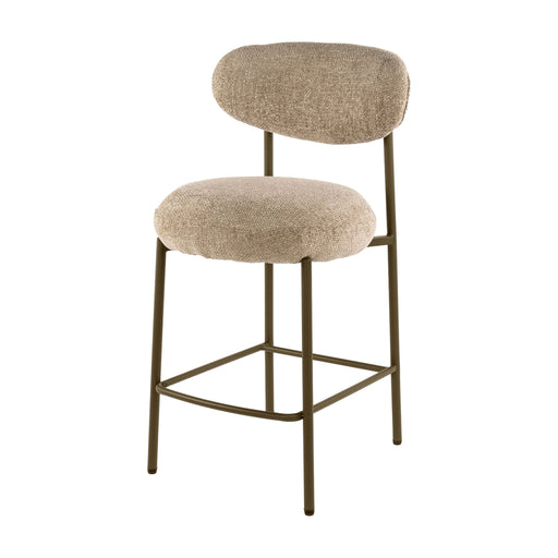 Set van 2 - Nest of Nora Barstoelen Vesk - Pocketvering - Zandbruin