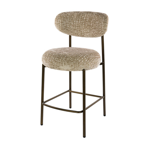 Set van 2 - Nest of Nora Barstoelen Vesk - Pocketvering - Monti Zandbruin