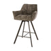 Set van 2 - Nest of Nora Barstoelen Elda - Draaibaar - Taupe-bruin