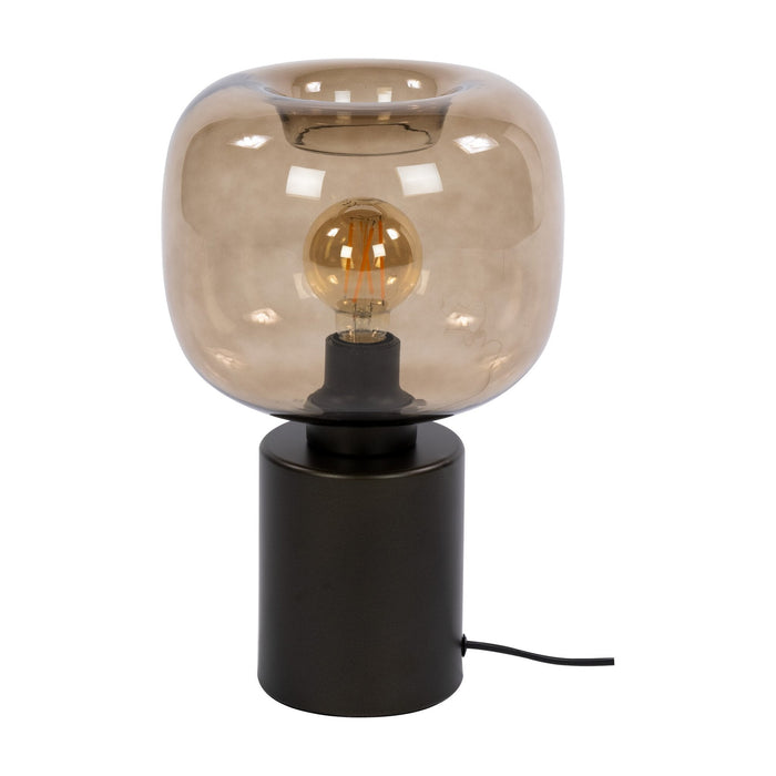 Nest of Nora Tafellamp Nelo - Binnenlamp met knop op snoer - Sienna bruin