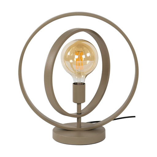 Nest of Nora Tafellamp Davio - Draaibare metalen ringen - Beige