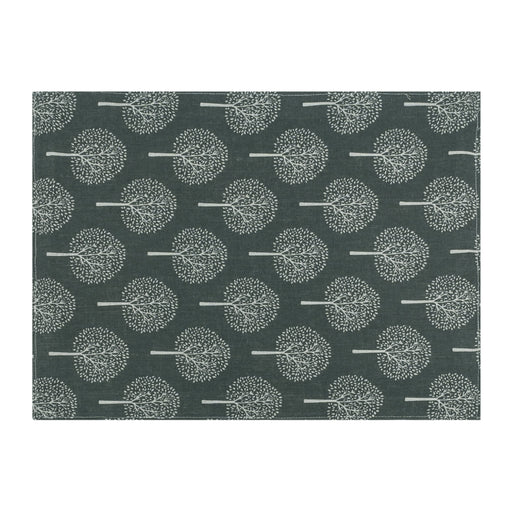 Krumble Placemat - Boom patroon - Katoen - Antraciet