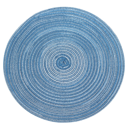 Krumble Placemat rond - Diameter 36 cm - Blauw