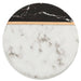 QUVIO Onderzetter set van 4 - Rond - Marmerlook