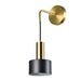 QUVIO Wandlamp - Metaal - Goud en zwart