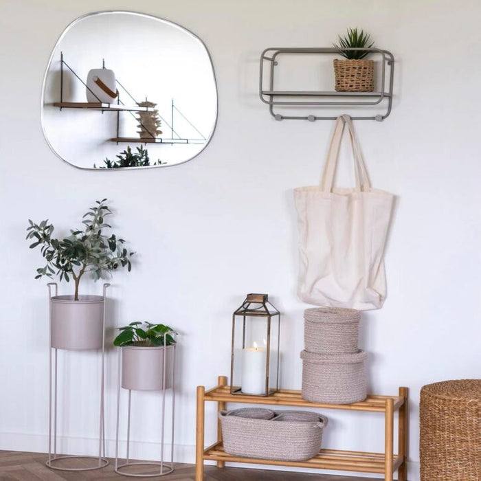 QUVIO Spiegel – Glas – Organische vorm – 60×70 cm - ThatLyfeStyle