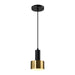 QUVIO Hanglamp - Metaal - Goud - Zwart