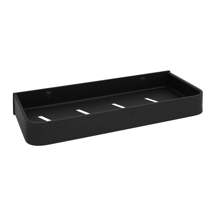 QUVIO Planchet Badkamer - Metaal - Zwart - 30 cm
