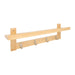 QUVIO Wandkapstok met legplank - 4 haken