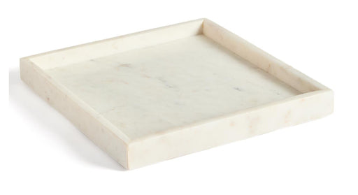 Kave Home Dienblad Serela Marmer - Wit