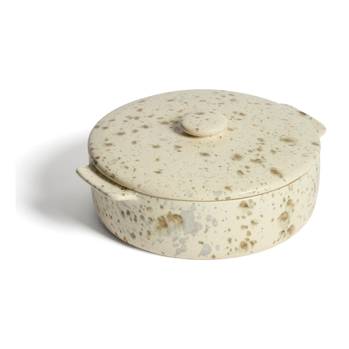 Kave Home Ovenschaal Convia Keramiek, 46cl - Beige - Rond