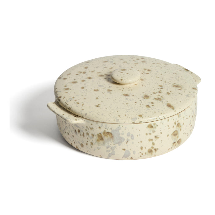Kave Home Ovenschaal Convia Keramiek 1L Beige Rond