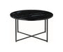 Artistiq Salontafel Roel 80cm, Marmerlook - Rond