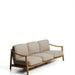Kave Home 3-zits Tuinbank Elunda Teakhout - Beige - ThatLyfeStyle