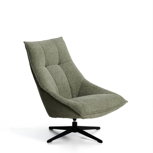 Kave Home Draaifauteuil Dirala Chenille - Groen