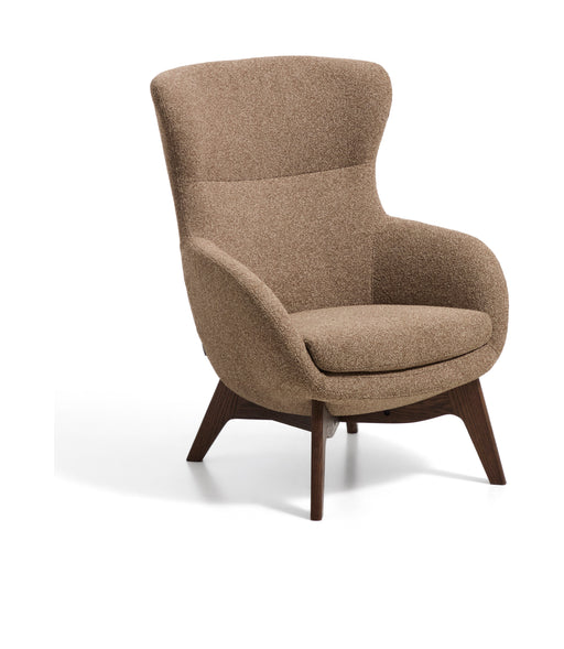 Kave Home Fauteuil Adiran Chenille - Lichtbruin