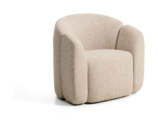Kave Home Fauteuil Corvena Chenille, 85cm - Beige