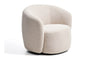 Kave Home Draaifauteuil Odenia Bouclé - Beige