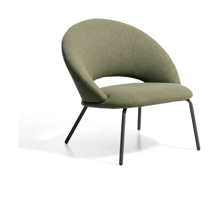 Kave Home Fauteuil Bonali Chenille - Groen
