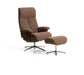 Kave Home Relaxfauteuil Toriel Bouclé - Chocoladebruin