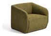 Kave Home Fauteuil Milare Chenille, 83cm - Olijfgroen