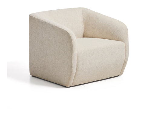 Kave Home Fauteuil Milare Chenille, 83cm - Beige