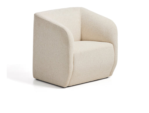 Kave Home Fauteuil Milare Chenille, 73cm - Beige