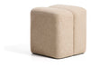 Kave Home Poef Nedilo Chenille, 45 x 45cm - Beige