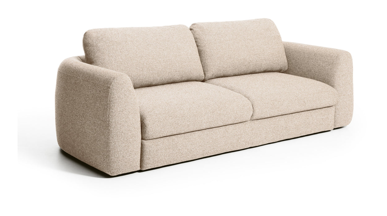 Kave Home Slaapbank Vera 240cm, Structuurstof - Beige