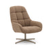 Kave Home Draaifauteuil Jaspe Structuurstof - Lichtbruin