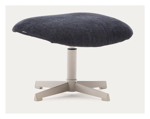 Kave Home Draaibare Hocker Teryl Chenille - Donkerblauw