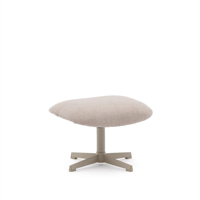 Kave Home Hocker Jaspe Structuurstof - Beige