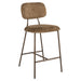 Richmond Barstoel Xenia Geweven stof - Brandy (zithoogte 66cm)