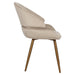 Richmond Eetkamerstoel 'Denny' velvet, Quartz Khaki - ThatLyfeStyle