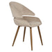 Richmond Eetkamerstoel 'Denny' velvet, Quartz Khaki - ThatLyfeStyle