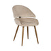 Richmond Eetkamerstoel 'Denny' velvet, Quartz Khaki - ThatLyfeStyle