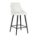 Richmond Barstoel Brooke Chenille - Wit (zithoogte 67cm)