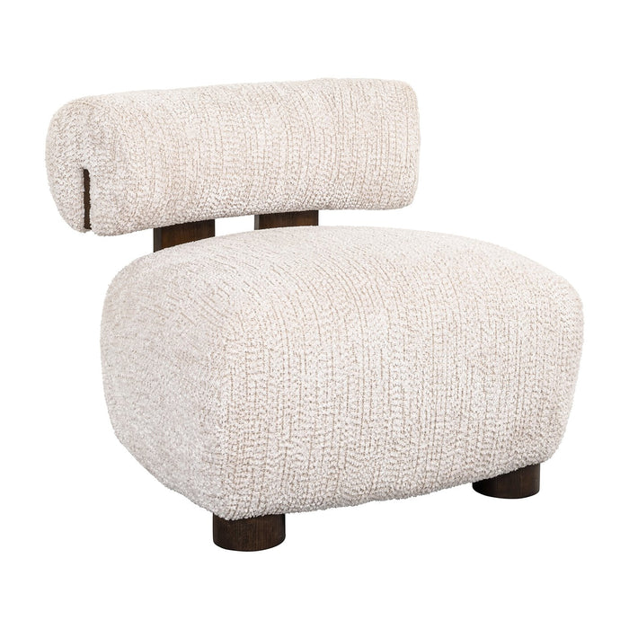 Richmond Fauteuil Arabella Chenille - Crème - Japandi