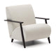 Kave Home Fauteuil Meghan Chenille - Beige/Wengé