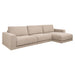 Richmond Loungebank Trentino Links/Rechts, Geweven stof - Bruin - ThatLyfeStyle