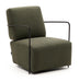 Kave Home Fauteuil Gamer Stof - Donkergroen - ThatLyfeStyle