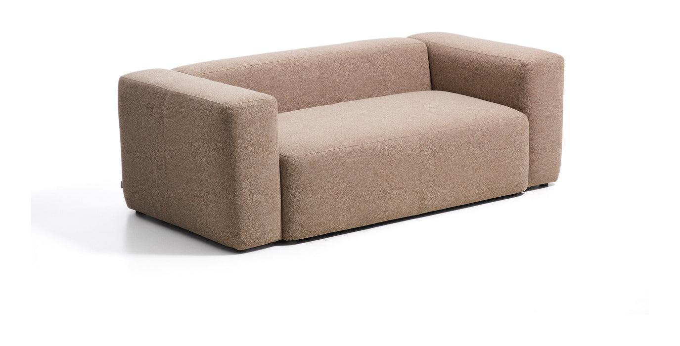 Kave Home 2-zits Bank Blok 210cm, Chenille - Bruin