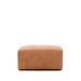 Kave Home Hocker Blok Leder, 90 x 74cm - Bruin