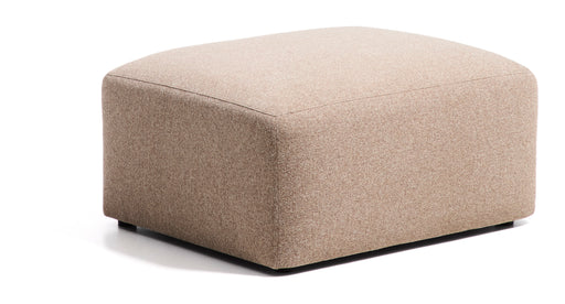 Kave Home Poef Blok Chenille, 90 x 74cm - Bruin